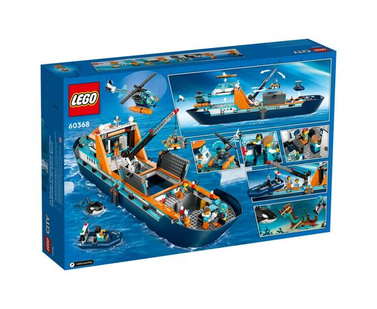 Конструктор LEGO City Арктический исследовательский корабль 815 деталей (60368), изображение 10 Конструктор LEGO City Арктический исследовательский корабль 815 деталей (60368), изображение 10