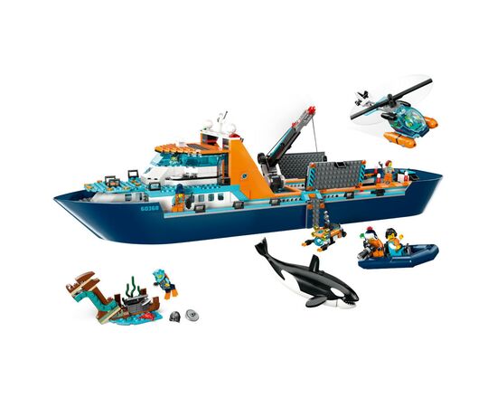 Конструктор LEGO City Арктический исследовательский корабль 815 деталей (60368), изображение 3 Конструктор LEGO City Арктический исследовательский корабль 815 деталей (60368), изображение 3