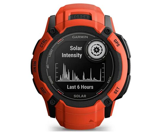 Смарт-часы Garmin Instinct 2X, Solar, Flame Red, GPS (010-02805-01), изображение 2 Смарт-часы Garmin Instinct 2X, Solar, Flame Red, GPS (010-02805-01), изображение 2