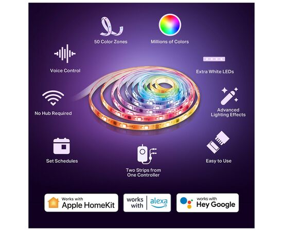 Світлодіодна стрічка TP-Link TAPO L930-10 (TAPO-L930-10), зображення 11 Світлодіодна стрічка TP-Link TAPO L930-10 (TAPO-L930-10), зображення 11