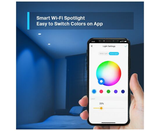 Умная лампочка TP-Link Tapo L630 N300 GU10 (TAPO-L630), изображение 3 Умная лампочка TP-Link Tapo L630 N300 GU10 (TAPO-L630), изображение 3