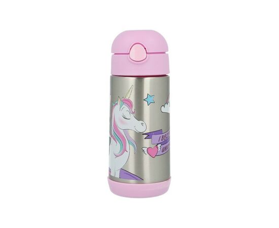 Поильник-непроливайка Stor Disney - Minnie Mouse Unicorns Are Real Vacuum Steel Bottle 360 ml (Stor-18860), изображение 2 Поильник-непроливайка Stor Disney - Minnie Mouse Unicorns Are Real Vacuum Steel Bottle 360 ml (Stor-18860), изображение 2