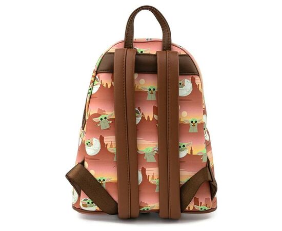 Рюкзак школьный Loungefly Star Wars The Mandalorian - The Child Baby Yoda Mini Backpack (STBK0201), изображение 2 Рюкзак школьный Loungefly Star Wars The Mandalorian - The Child Baby Yoda Mini Backpack (STBK0201), изображение 2