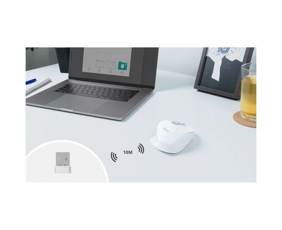 Мышка Trust Ozaa Rechargeable Wireless White (24035), изображение 3 Мышка Trust Ozaa Rechargeable Wireless White (24035), изображение 3