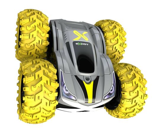 Радиоуправляемая игрушка Silverlit Exost 360 CROSS II, 118 2,4 ГГц, желтая (20257-3), изображение 5 Радиоуправляемая игрушка Silverlit Exost 360 CROSS II, 118 2,4 ГГц, желтая (20257-3), изображение 5