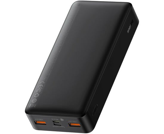 Батарея универсальная Baseus Bipow 20000mAh, PD/20W, QC3.0/USB-C, 2*USB-A/3A(max.), black (PPDML-M01), изображение 3 Батарея универсальная Baseus Bipow 20000mAh, PD/20W, QC3.0/USB-C, 2*USB-A/3A(max.), black (PPDML-M01), изображение 3