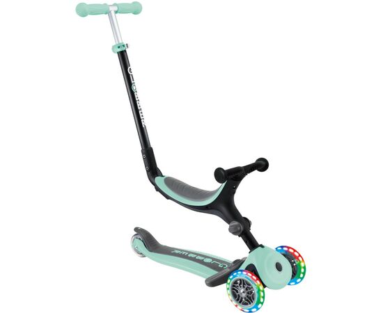 Самокат Globber Go Up Foldable Plus Lights мятный (743-206)