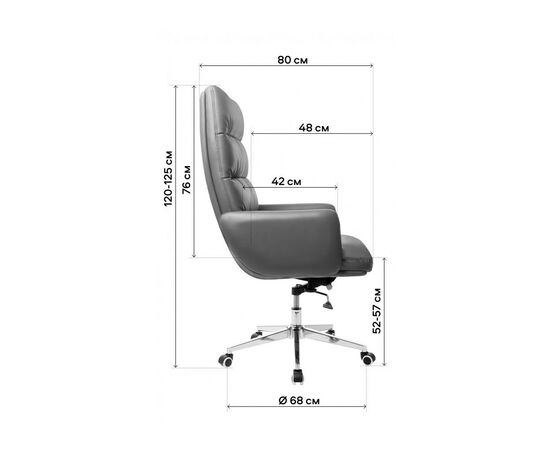 Офисное кресло GT Racer B-8995 Gray, изображение 12 Офисное кресло GT Racer B-8995 Gray, изображение 12