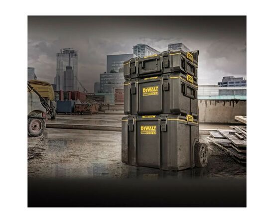 Ящик для инструментов DeWALT комплект TOUGHSYSTEM 2.0, 3 ящика на тележке (DWST83401-1), изображение 9 Ящик для инструментов DeWALT комплект TOUGHSYSTEM 2.0, 3 ящика на тележке (DWST83401-1), изображение 9