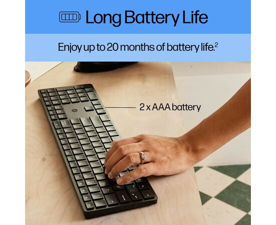 Клавиатура HP 450 Programmable Wireless UA Black (4R184AA), изображение 10 Клавиатура HP 450 Programmable Wireless UA Black (4R184AA), изображение 10