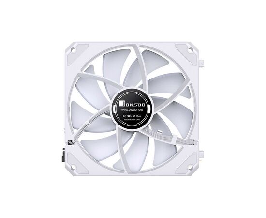 Кулер до корпусу JONSBO ZG-120W White, зображення 11 Кулер до корпусу JONSBO ZG-120W White, зображення 11