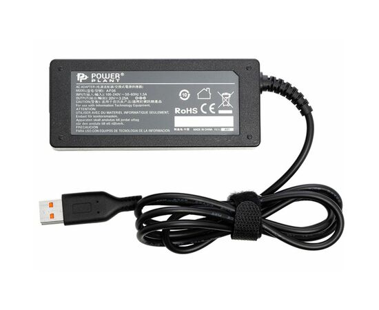 Блок питания к ноутбуку PowerPlant IBM/LENOVO 220V, 20V 65W 3.25A (YOGA3) (IB65HYOGA)