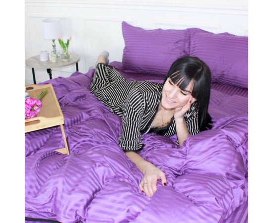 Постельное белье MirSon Satin 30-0009 Purple 160х220 Семейный (2200005250754), изображение 7