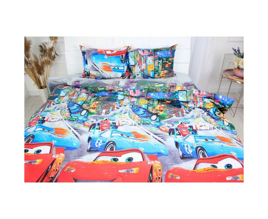 Постельное белье MirSon Бязь Ranforce Elite 17-0260 Red Car Семейный (2200004680057), изображение 2