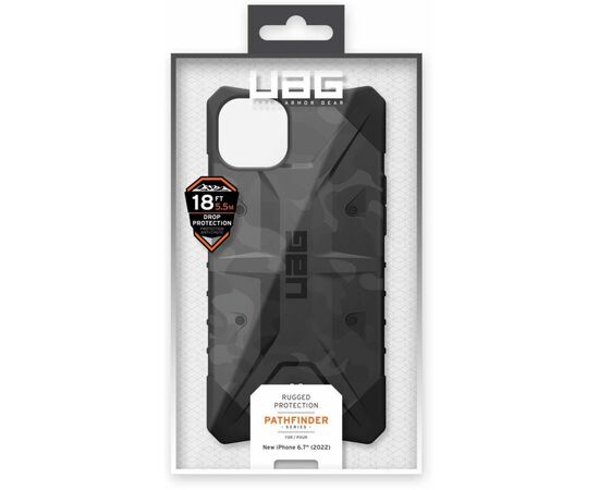 Чехол для моб. телефона Uag Apple iPhone 14 Plus Pathfinder SE, Midnight Camo (114057114061), изображение 12 Чехол для моб. телефона Uag Apple iPhone 14 Plus Pathfinder SE, Midnight Camo (114057114061), изображение 12