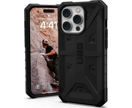 Чохол до моб. телефона Uag Apple iPhone 14 Pro Pathfinder, Black (114062114040), зображення 11 Чохол до моб. телефона Uag Apple iPhone 14 Pro Pathfinder, Black (114062114040), зображення 11