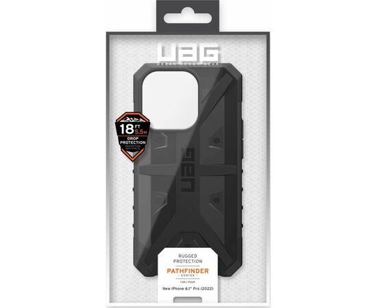 Чохол до моб. телефона Uag Apple iPhone 14 Pro Pathfinder, Black (114062114040), зображення 12 Чохол до моб. телефона Uag Apple iPhone 14 Pro Pathfinder, Black (114062114040), зображення 12