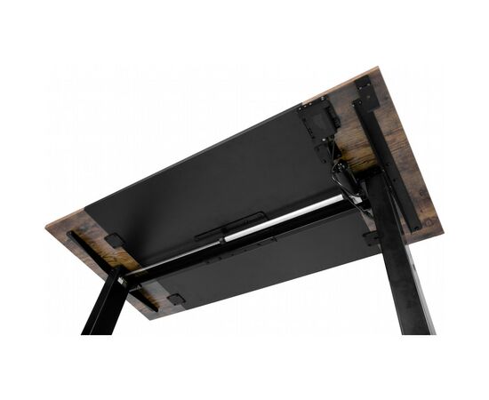 Компьютерный стол Barsky User black/antic wood 1200*600 (VRU_el-01), изображение 4 Компьютерный стол Barsky User black/antic wood 1200*600 (VRU_el-01), изображение 4