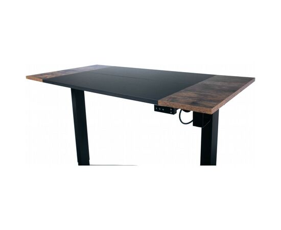 Компьютерный стол Barsky User black/antic wood 1200*600 (VRU_el-01), изображение 5 Компьютерный стол Barsky User black/antic wood 1200*600 (VRU_el-01), изображение 5