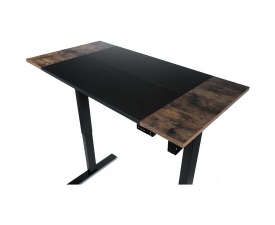 Компьютерный стол Barsky User black/antic wood 1200*600 (VRU_el-01), изображение 6 Компьютерный стол Barsky User black/antic wood 1200*600 (VRU_el-01), изображение 6