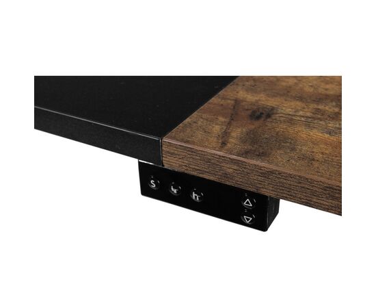 Компьютерный стол Barsky User black/antic wood 1200*600 (VRU_el-01), изображение 7 Компьютерный стол Barsky User black/antic wood 1200*600 (VRU_el-01), изображение 7
