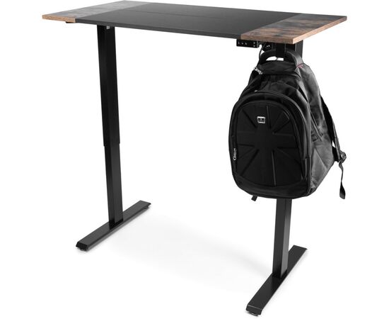 Компьютерный стол Barsky User black/antic wood 1200*600 (VRU_el-01), изображение 9 Компьютерный стол Barsky User black/antic wood 1200*600 (VRU_el-01), изображение 9