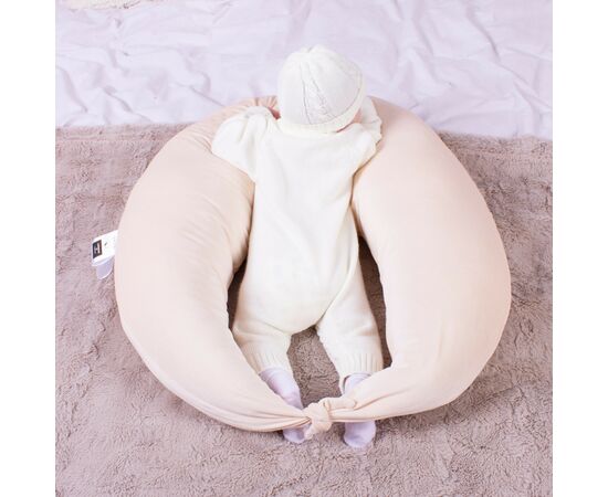 Подушка MirSon для беременных и кормления №8302 Velvet Line 28-0004 Cream Велюр 30х170х20 см (2200006200277), изображение 9 Подушка MirSon для беременных и кормления №8302 Velvet Line 28-0004 Cream Велюр 30х170х20 см (2200006200277), изображение 9
