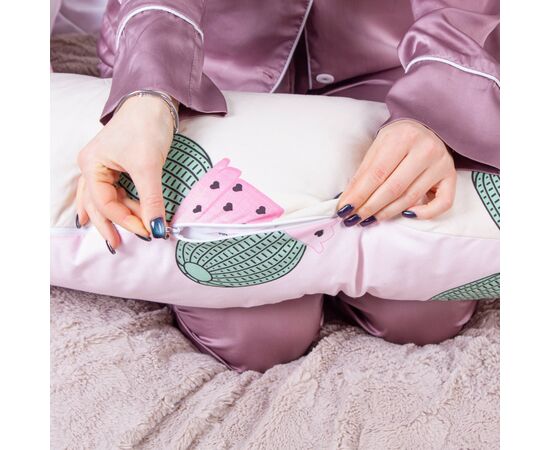 Подушка MirSon для беременных и кормления №8307 Print Line 17-0229 Kruzita Бязь 30х170х20 см (2200006200321), изображение 3 Подушка MirSon для беременных и кормления №8307 Print Line 17-0229 Kruzita Бязь 30х170х20 см (2200006200321), изображение 3