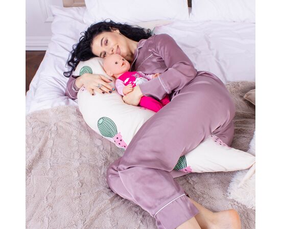 Подушка MirSon для беременных и кормления №8307 Print Line 17-0229 Kruzita Бязь 30х170х20 см (2200006200321), изображение 4 Подушка MirSon для беременных и кормления №8307 Print Line 17-0229 Kruzita Бязь 30х170х20 см (2200006200321), изображение 4