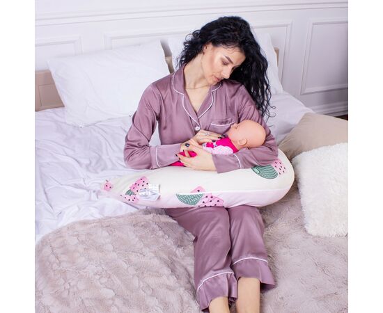 Подушка MirSon для беременных и кормления №8307 Print Line 17-0229 Kruzita Бязь 30х170х20 см (2200006200321), изображение 7 Подушка MirSon для беременных и кормления №8307 Print Line 17-0229 Kruzita Бязь 30х170х20 см (2200006200321), изображение 7