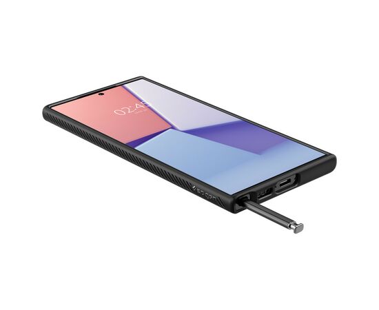 Чехол для моб. телефона Spigen Samsung Galaxy S23 Ultra Liquid Air, Matte Black (ACS05614), изображение 3 Чехол для моб. телефона Spigen Samsung Galaxy S23 Ultra Liquid Air, Matte Black (ACS05614), изображение 3