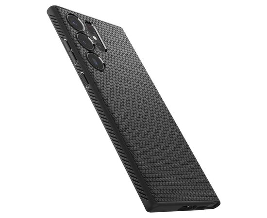 Чехол для моб. телефона Spigen Samsung Galaxy S23 Ultra Liquid Air, Matte Black (ACS05614), изображение 4 Чехол для моб. телефона Spigen Samsung Galaxy S23 Ultra Liquid Air, Matte Black (ACS05614), изображение 4