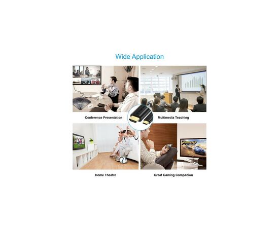 Кабель мультимедийный USB-C to HDMI 3.0m 4K 30Hz Choetech (XCH-0030BK), изображение 6 Кабель мультимедийный USB-C to HDMI 3.0m 4K 30Hz Choetech (XCH-0030BK), изображение 6