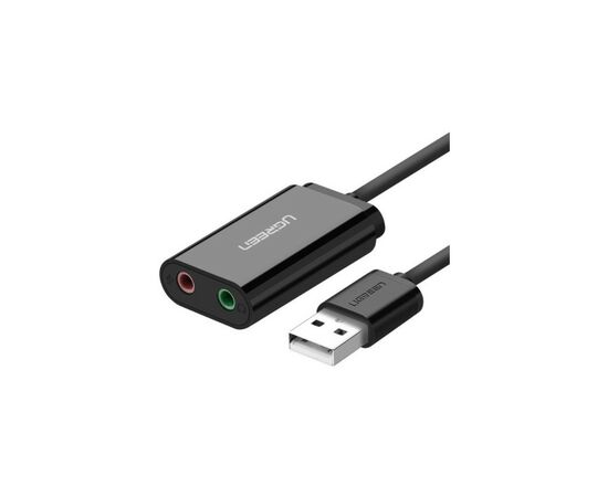 Звуковая плата Ugreen US205 black (30724), изображение 2 Звуковая плата Ugreen US205 black (30724), изображение 2