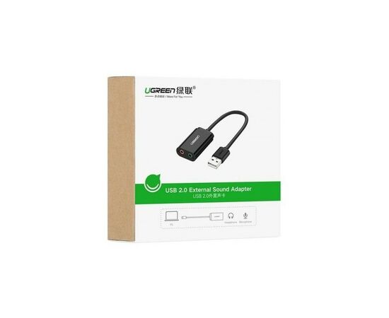 Звуковая плата Ugreen US205 black (30724), изображение 5 Звуковая плата Ugreen US205 black (30724), изображение 5