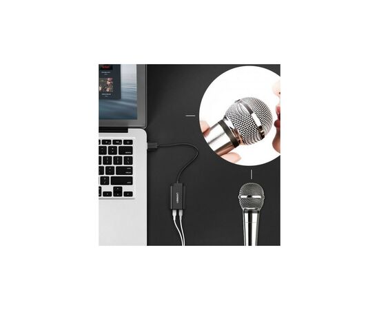 Звуковая плата Ugreen US205 black (30724), изображение 7 Звуковая плата Ugreen US205 black (30724), изображение 7