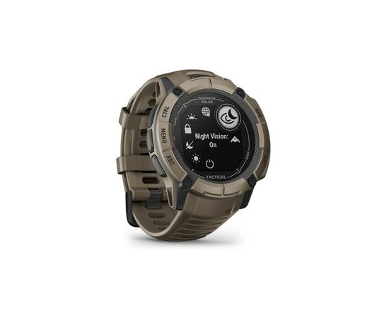 Смарт-часы Garmin Instinct 2X, Solar, Tactical Edition, Coyote Tan, GPS (010-02805-02), изображение 3 Смарт-часы Garmin Instinct 2X, Solar, Tactical Edition, Coyote Tan, GPS (010-02805-02), изображение 3