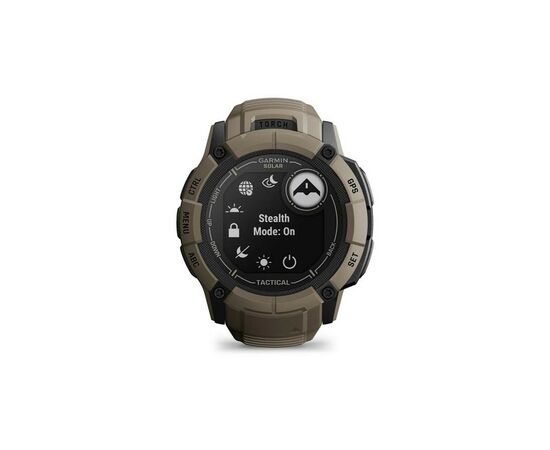 Смарт-часы Garmin Instinct 2X, Solar, Tactical Edition, Coyote Tan, GPS (010-02805-02), изображение 9 Смарт-часы Garmin Instinct 2X, Solar, Tactical Edition, Coyote Tan, GPS (010-02805-02), изображение 9