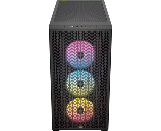 Корпус Corsair 3000D RGB Tempered Glass (CC-9011255-WW), изображение 9 Корпус Corsair 3000D RGB Tempered Glass (CC-9011255-WW), изображение 9