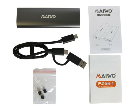 Карман внешний Maiwo M.2 SSD (K1689), изображение 10 Карман внешний Maiwo M.2 SSD (K1689), изображение 10
