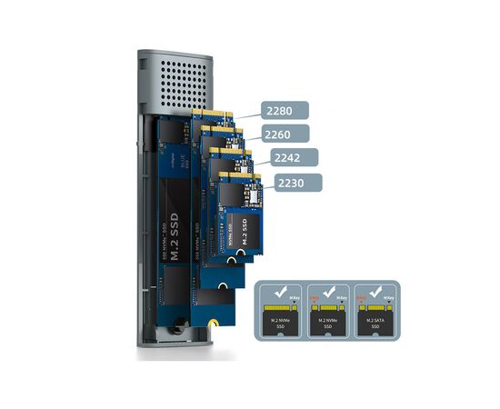 Карман внешний Maiwo M.2 SSD (K1689), изображение 7 Карман внешний Maiwo M.2 SSD (K1689), изображение 7
