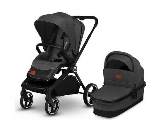 Коляска Lionelo 2 в 1 Mika Grey Graphite (LO-MIKA 2IN1 GREY GRAPHITE)