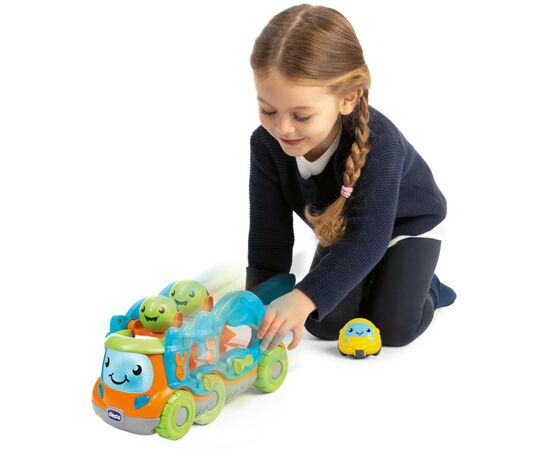 Развивающая игрушка Chicco Машинка музыкальная Грузовик Turbo Ball (10852.00), изображение 2