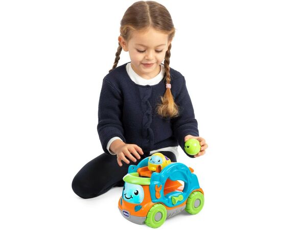 Развивающая игрушка Chicco Машинка музыкальная Грузовик Turbo Ball (10852.00), изображение 3
