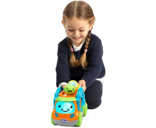 Развивающая игрушка Chicco Машинка музыкальная Грузовик Turbo Ball (10852.00), изображение 4
