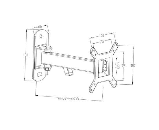 Кронштейн Vinga TM31-1151, изображение 2 Кронштейн Vinga TM31-1151, изображение 2