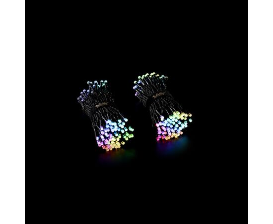 Гирлянда Twinkly Smart LED Strings RGBW 400, BT + WiFi, Gen II, IP44, кабель (TWS400SPP-BEU), изображение 10 Гирлянда Twinkly Smart LED Strings RGBW 400, BT + WiFi, Gen II, IP44, кабель (TWS400SPP-BEU), изображение 10