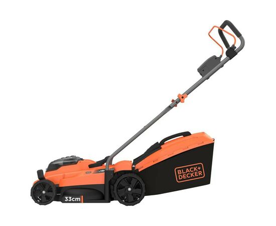 Газонокосилка Black&Decker аккумуляторная 18 В, 4.0 Ач, 32 см, 2 АКБ и ЗУ (BCMW33184L2), изображение 2 Газонокосилка Black&Decker аккумуляторная 18 В, 4.0 Ач, 32 см, 2 АКБ и ЗУ (BCMW33184L2), изображение 2