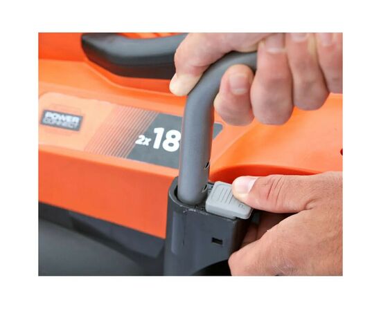 Газонокосилка Black&Decker аккумуляторная 18 В, 4.0 Ач, 32 см, 2 АКБ и ЗУ (BCMW33184L2), изображение 6 Газонокосилка Black&Decker аккумуляторная 18 В, 4.0 Ач, 32 см, 2 АКБ и ЗУ (BCMW33184L2), изображение 6