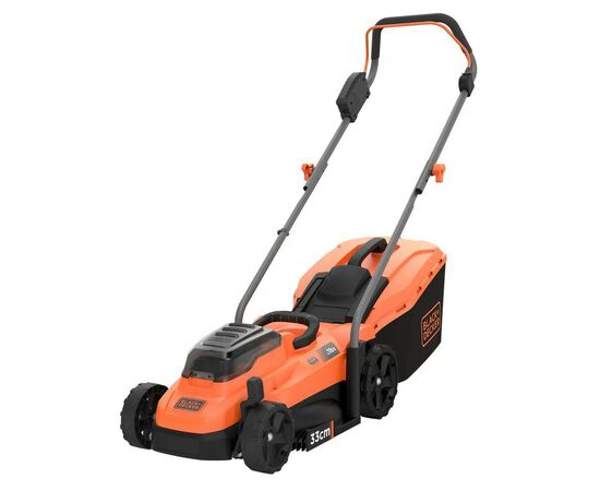 Газонокосилка Black&Decker аккумуляторная 18 В, 4.0 Ач, 32 см, 2 АКБ и ЗУ (BCMW33184L2)